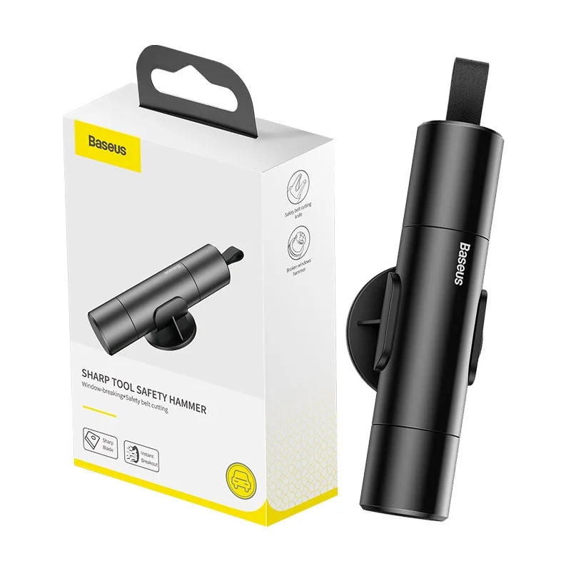 Baseus Car Safety Hammer with Seat Belt Cutter