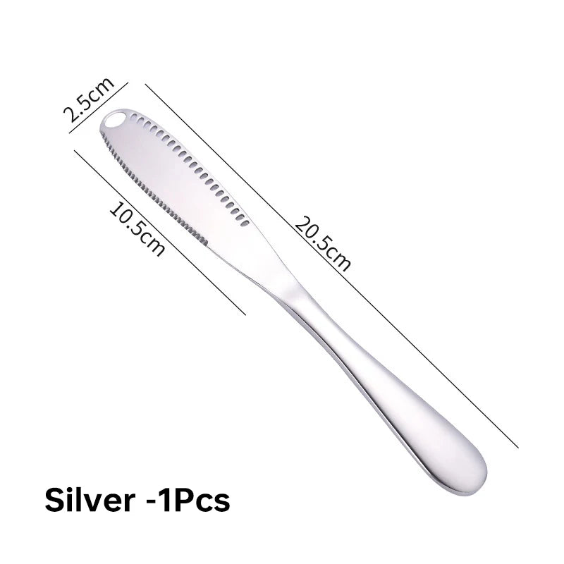 3-in-1 Stainless Steel Butter Knife and Spreader