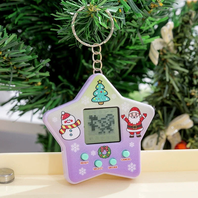 Transparent Virtual Pet Toy - 168-in-1 Nostalgic Digital Game