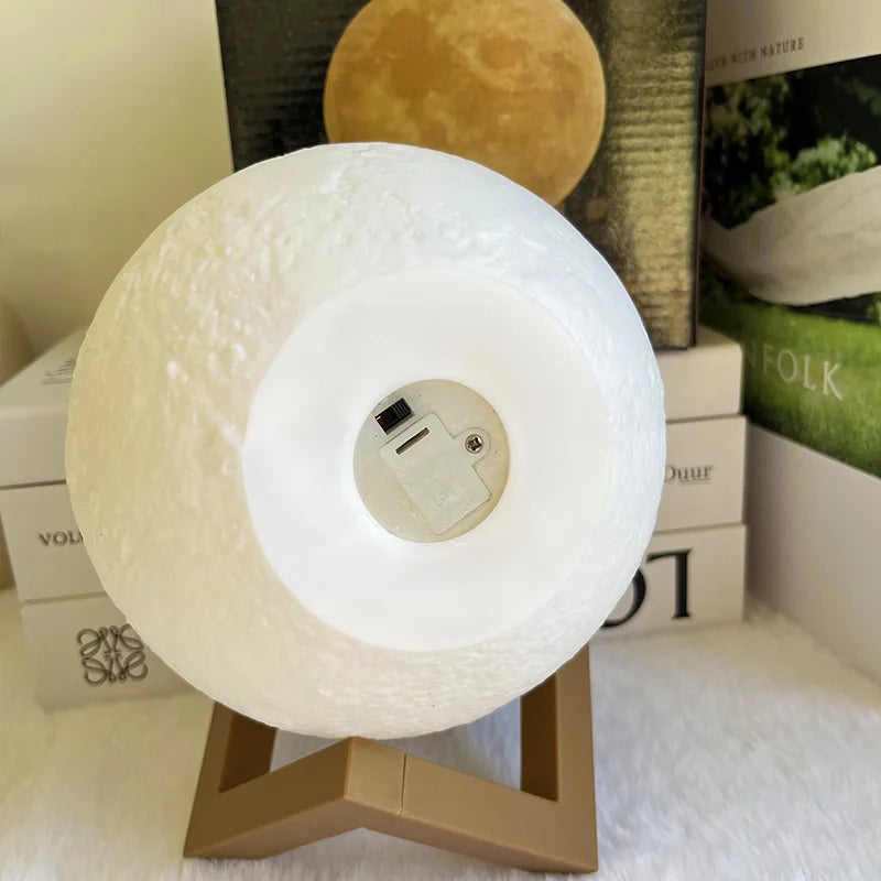 DIY Hand-Painted Moon Night Light Kit for Kids