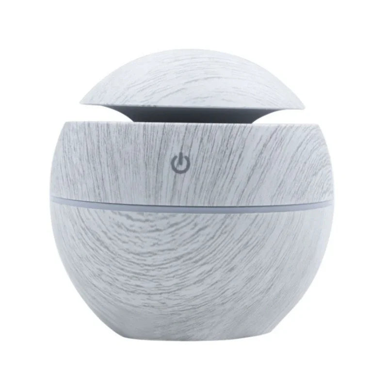Mini Woodgrain USB Humidifier and Essential Oil Diffuser