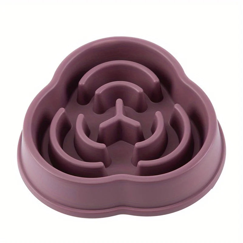 Anti-Choking Slow Feeder Dog Bowl with Anti-Overturn Design