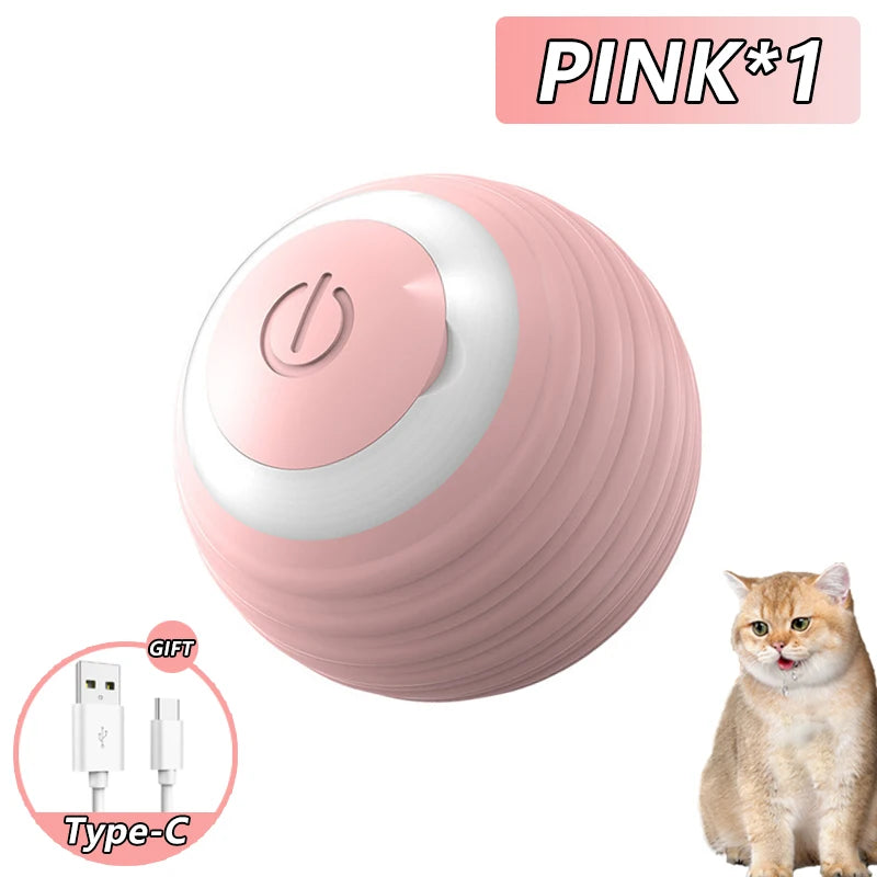 Smart Automatic Rolling Cat Interactive Ball Toy