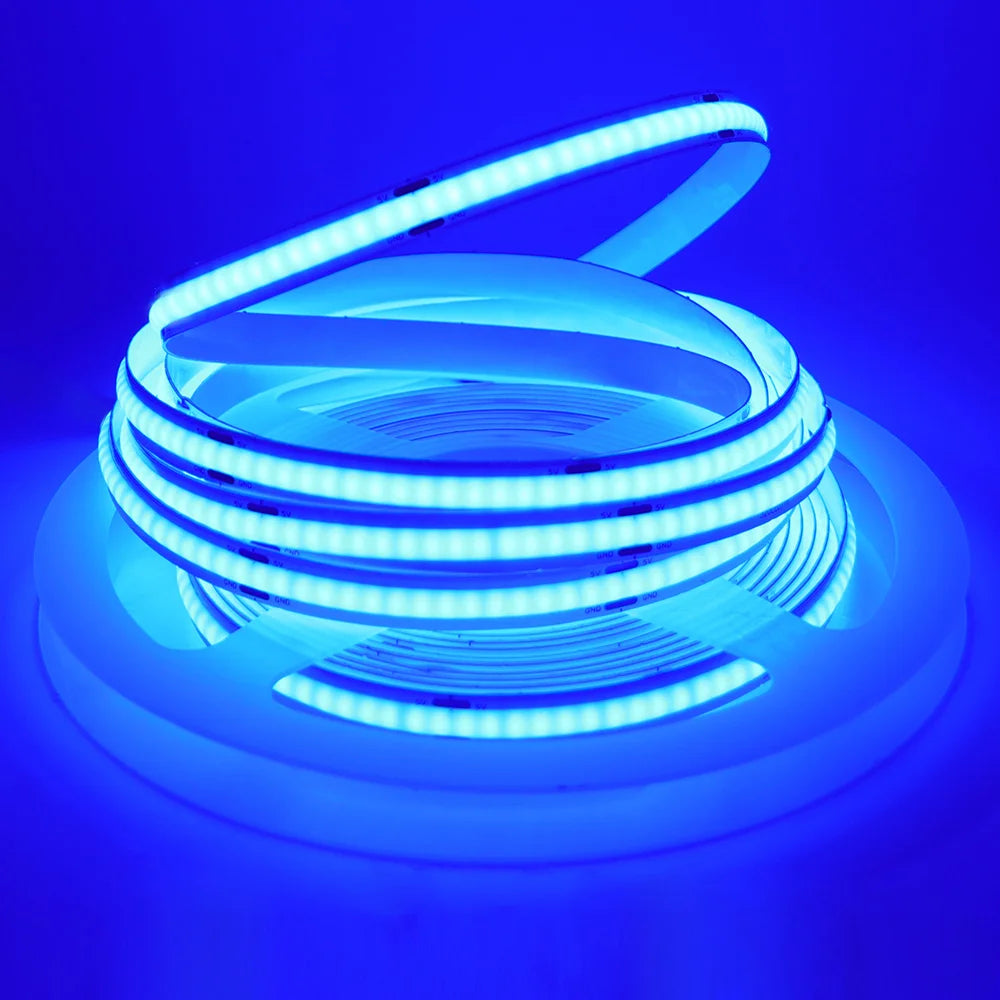 5V USB COB Strip Light 320 LEDs/m for Cabinets and TV Backlights