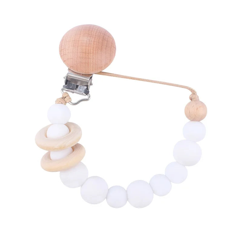 Silicone Pacifier Clip Chain - Anti-Drop Baby Soother Holder