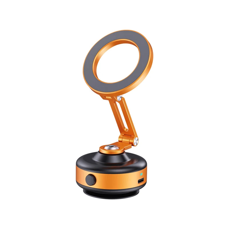 Magnetic Vacuum Car Phone Mount - Foldable 360 Degree Holder