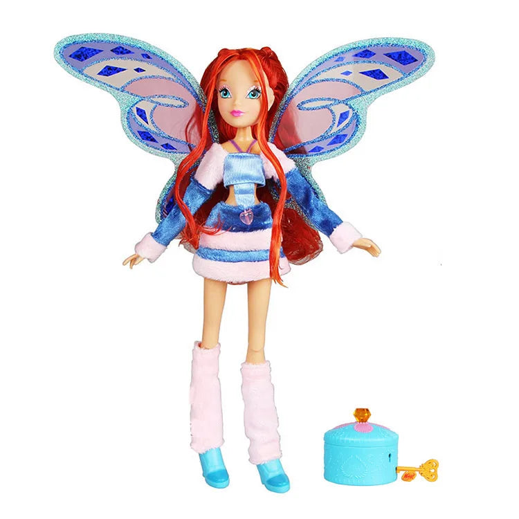 Colorful Fairy Doll Action Figure - 26cm Bloom Style Toy