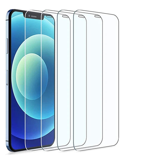 4 Piece iPhone Protective Glass Set - Screen Coverage for Daily Use