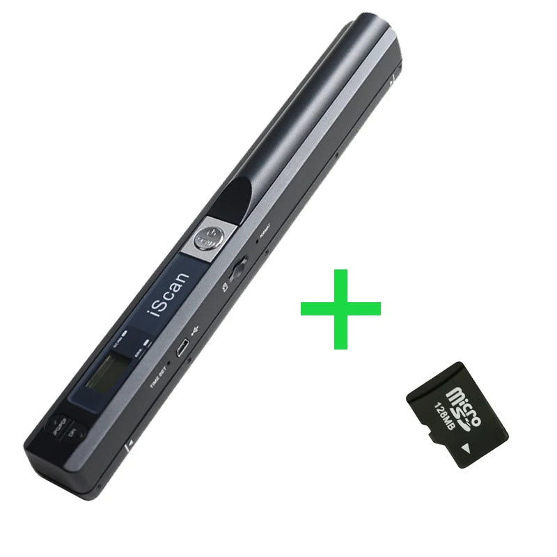 Portable 900DPI Document Scanner - Handheld JPG PDF Scan Tool