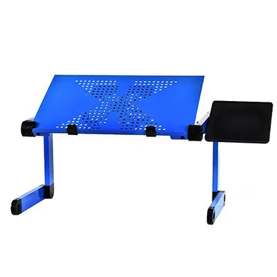 Adjustable Aluminum Laptop Table - Folding Bed Tray Computer Desk