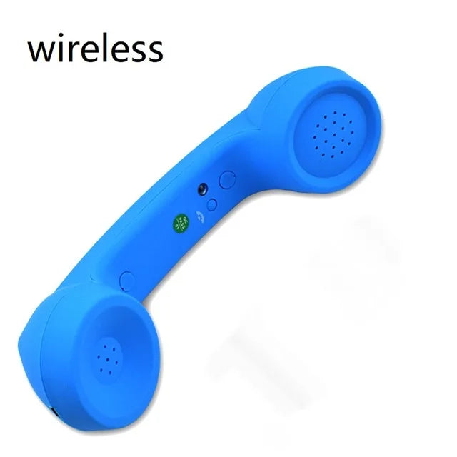 Wireless Retro Bluetooth Handset - Pop Phone Receiver for Devices