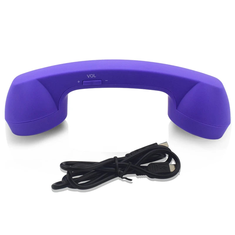 Wireless Retro Bluetooth Handset - Pop Phone Receiver for Devices