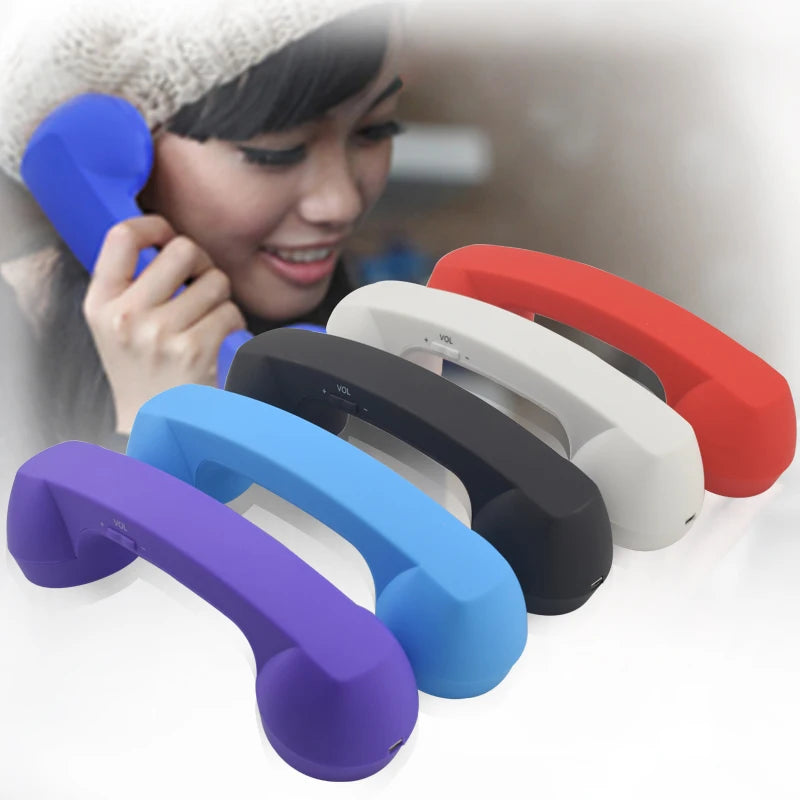 Wireless Retro Bluetooth Handset - Pop Phone Receiver for Devices