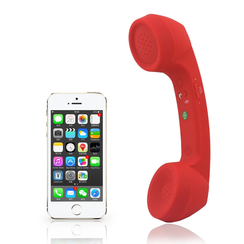 Wireless Retro Bluetooth Handset - Pop Phone Receiver for Devices