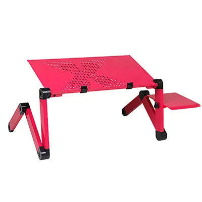 Adjustable Aluminum Laptop Table - Folding Bed Tray Computer Desk