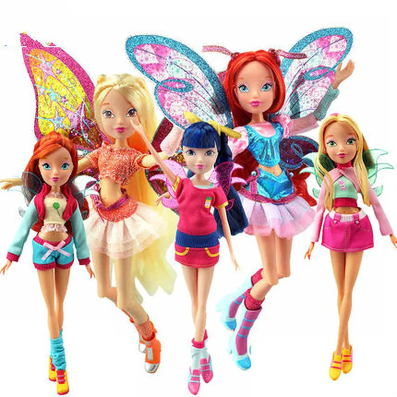 Colorful Fairy Doll Action Figure - 26cm Bloom Style Toy