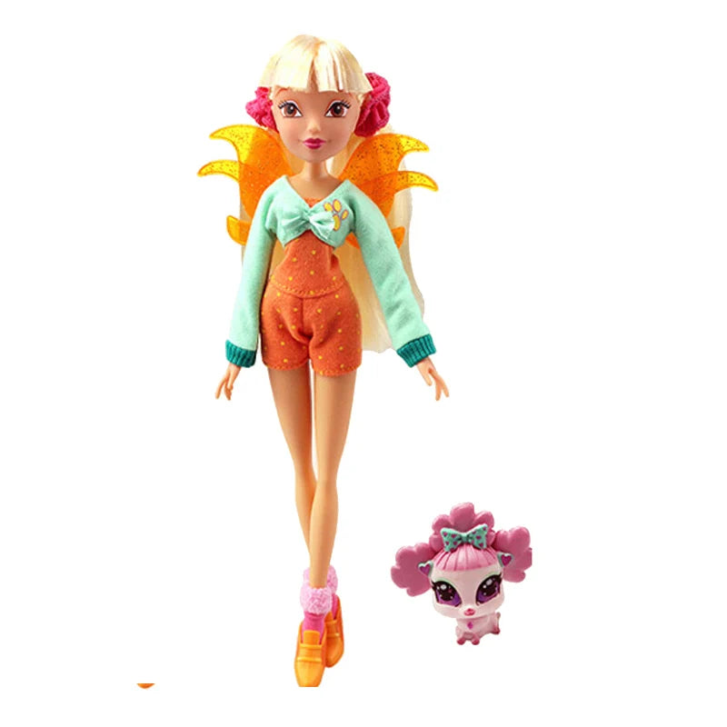 Colorful Fairy Doll Action Figure - 26cm Bloom Style Toy