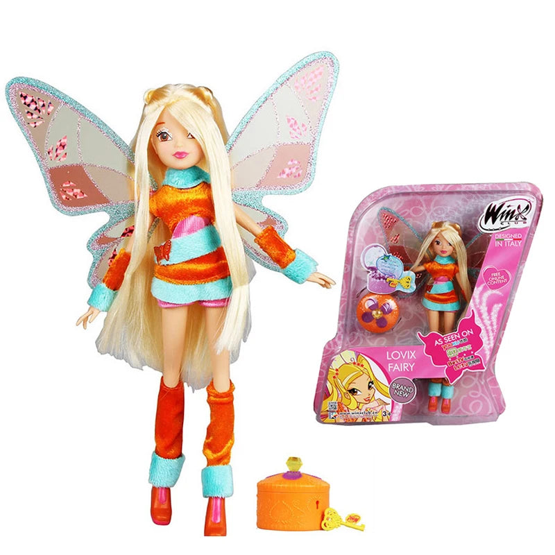 Colorful Fairy Doll Action Figure - 26cm Bloom Style Toy
