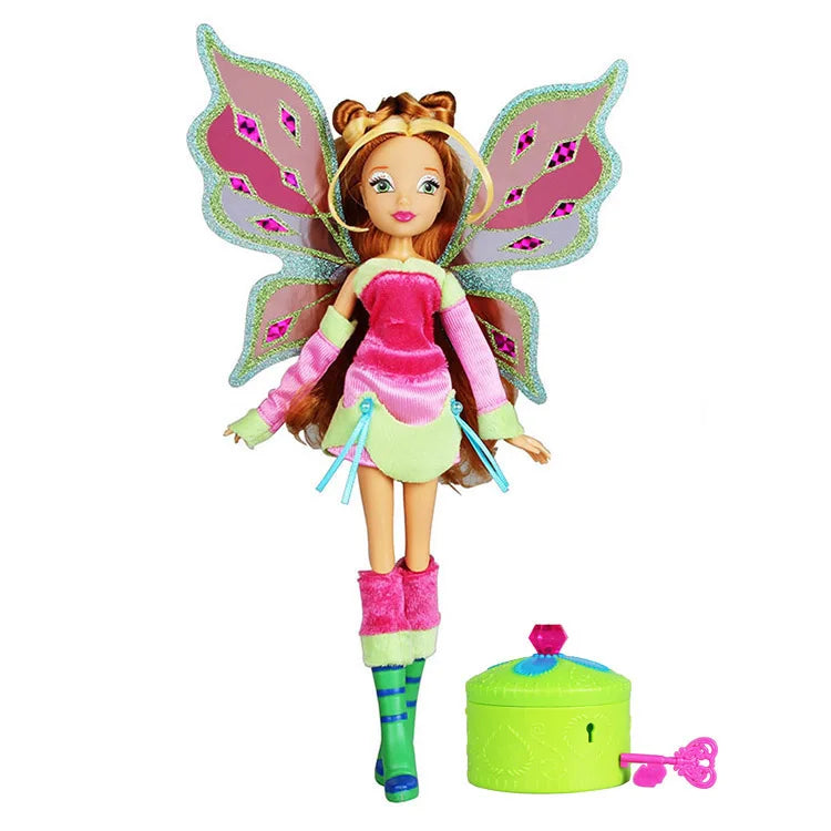 Colorful Fairy Doll Action Figure - 26cm Bloom Style Toy