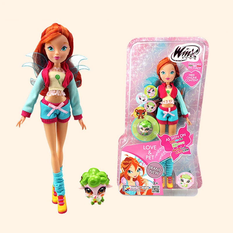 Colorful Fairy Doll Action Figure - 26cm Bloom Style Toy