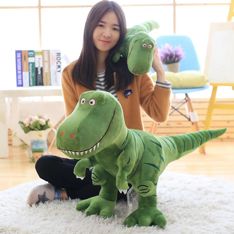 Cartoon Tyrannosaurus Dinosaur Plush Toy - Soft Stuffed Doll