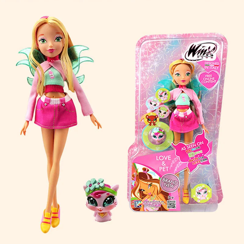 Colorful Fairy Doll Action Figure - 26cm Bloom Style Toy