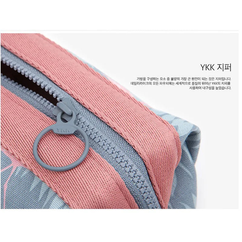 Flamingo Makeup Bag - Waterproof Travel Cosmetic Organizer Pouch