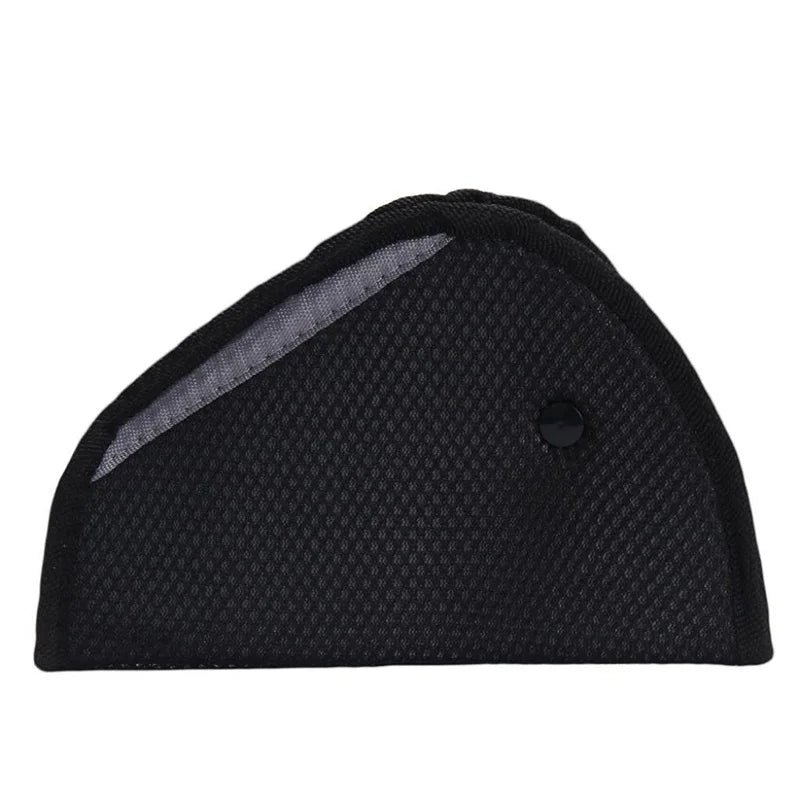 Adjustable Child Seat Belt Triangle Safety Cover - Black