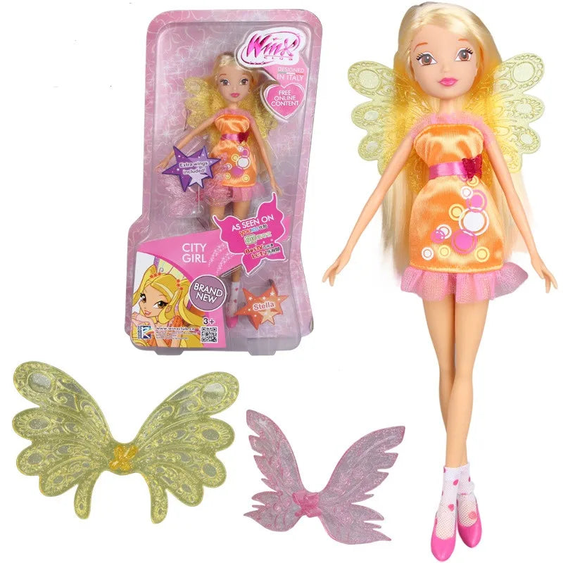 Colorful Fairy Doll Action Figure - 26cm Bloom Style Toy