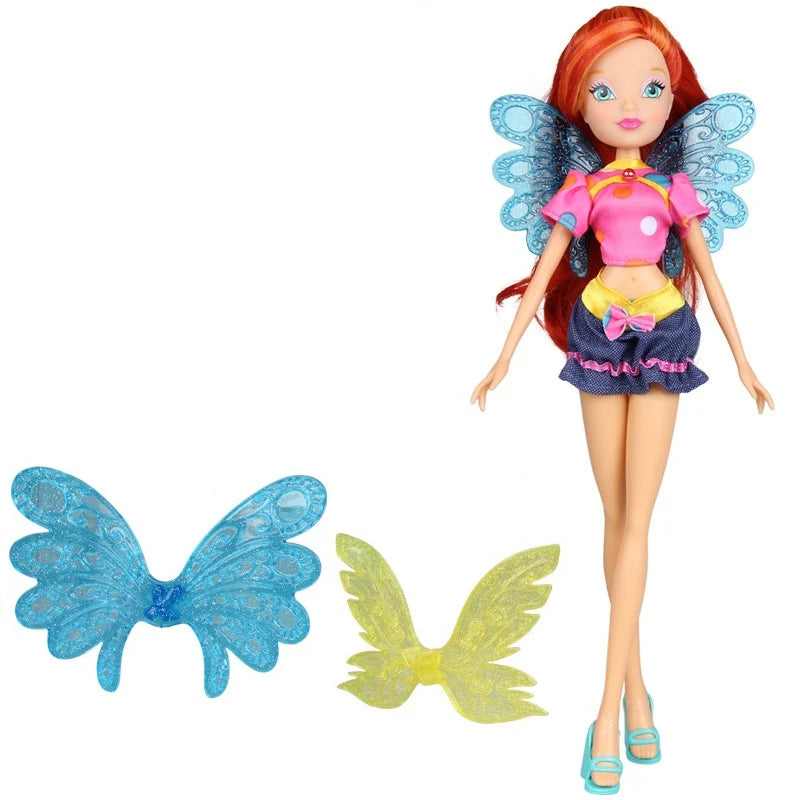 Colorful Fairy Doll Action Figure - 26cm Bloom Style Toy