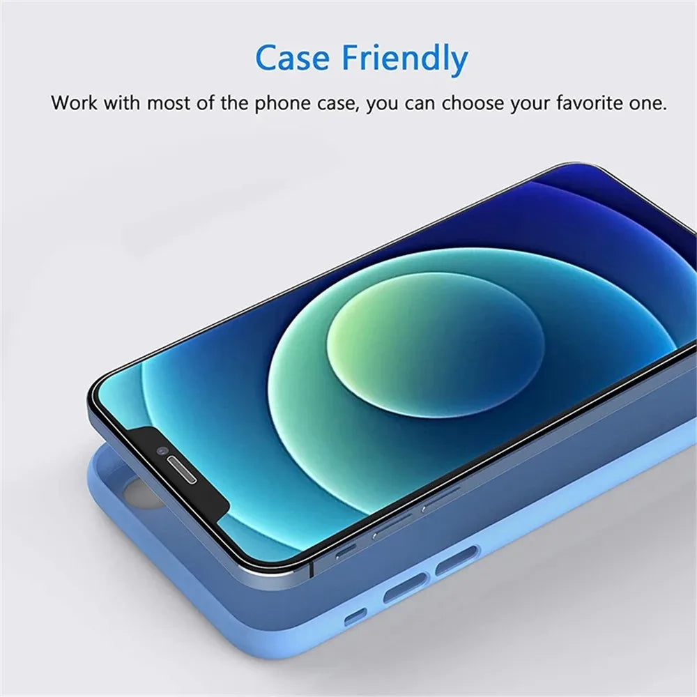 4 Piece iPhone Protective Glass Set - Screen Coverage for Daily Use