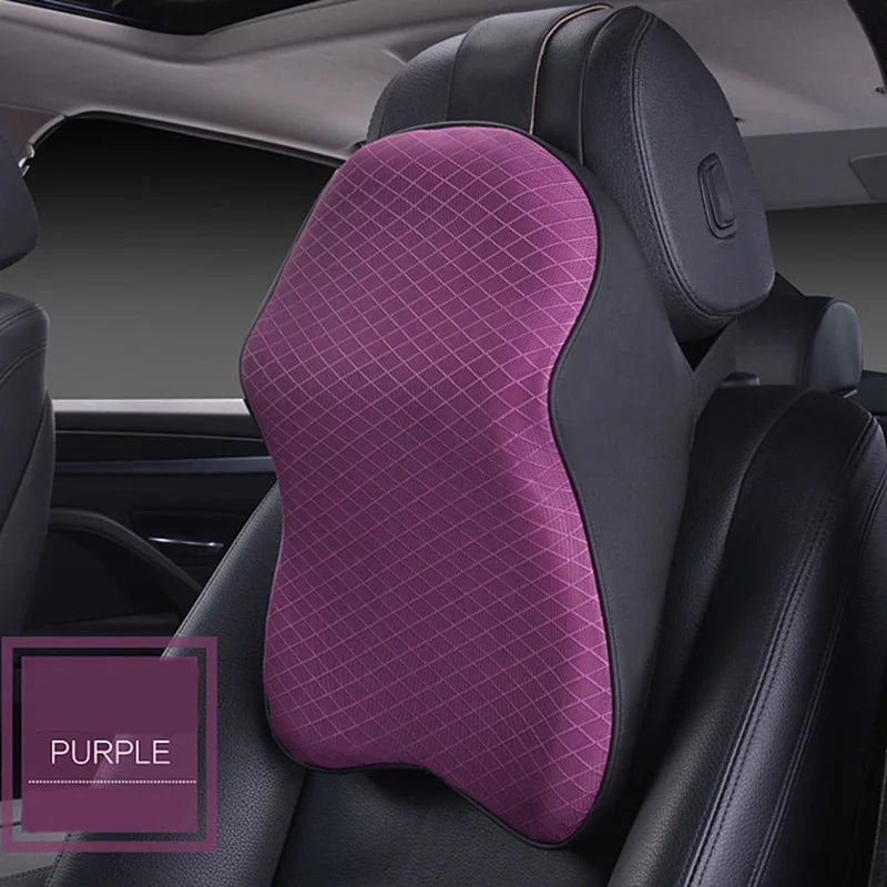 3D Car Neck Rest Pillow with Waist Support Cushion