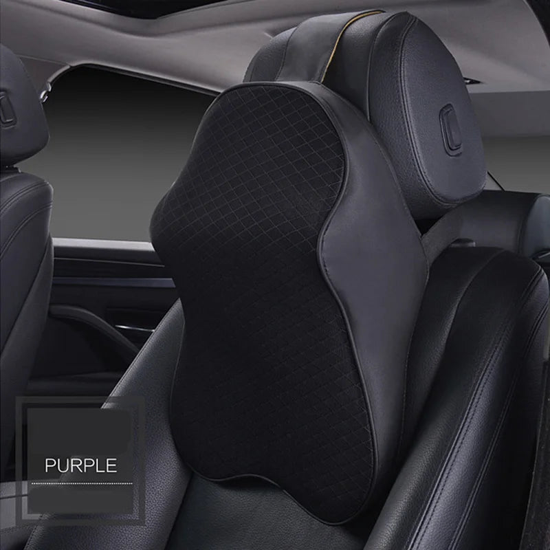 3D Car Neck Rest Pillow with Waist Support Cushion