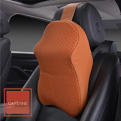 3D Car Neck Rest Pillow with Waist Support Cushion
