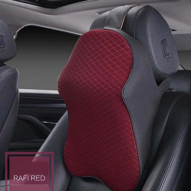 3D Car Neck Rest Pillow with Waist Support Cushion