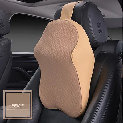 3D Car Neck Rest Pillow with Waist Support Cushion