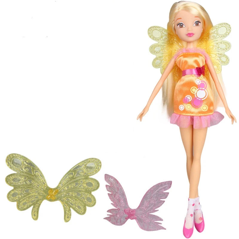 Colorful Fairy Doll Action Figure - 26cm Bloom Style Toy