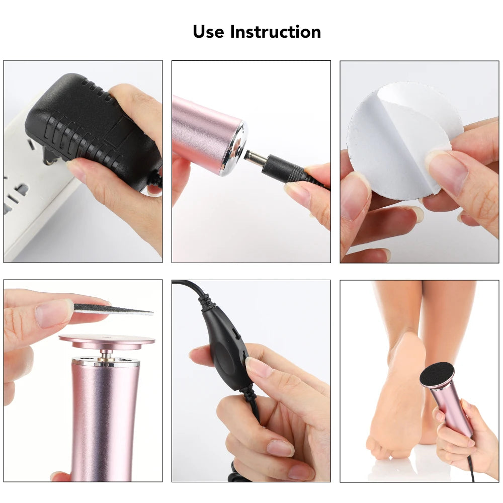 FLAREMORE Electric Pedicure Callus Remover - Rechargeable