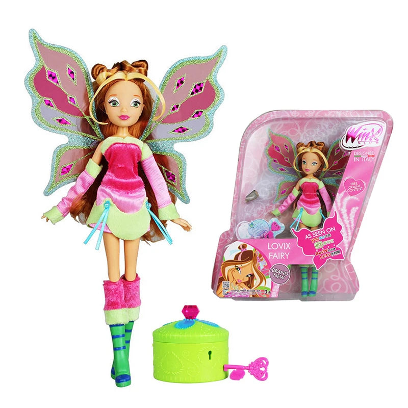 Colorful Fairy Doll Action Figure - 26cm Bloom Style Toy
