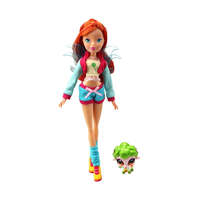 Colorful Fairy Doll Action Figure - 26cm Bloom Style Toy