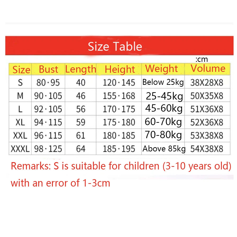 Swimming and Boating Life Jacket Vest with Whistle - S to XXXL