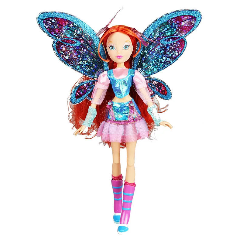 Colorful Fairy Doll Action Figure - 26cm Bloom Style Toy