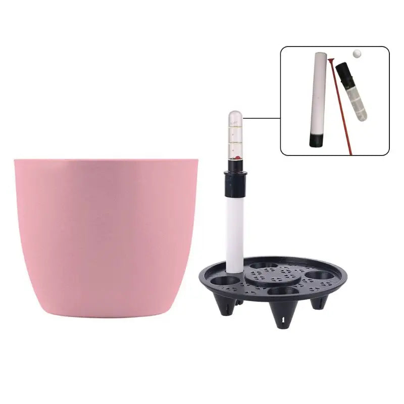 Self-Watering Indoor Planter Pot with Water Level Indicator