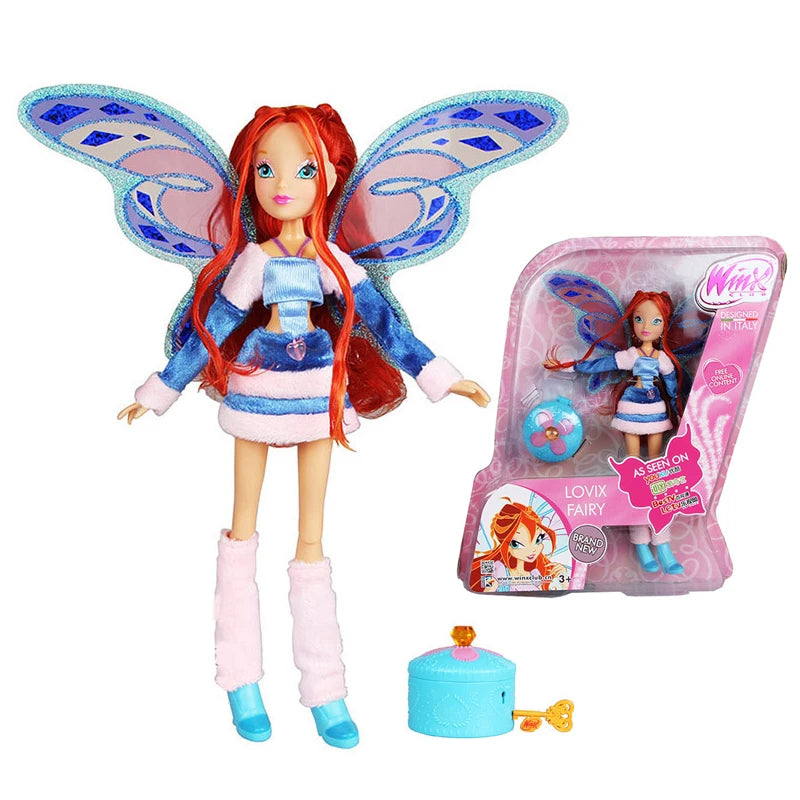 Colorful Fairy Doll Action Figure - 26cm Bloom Style Toy