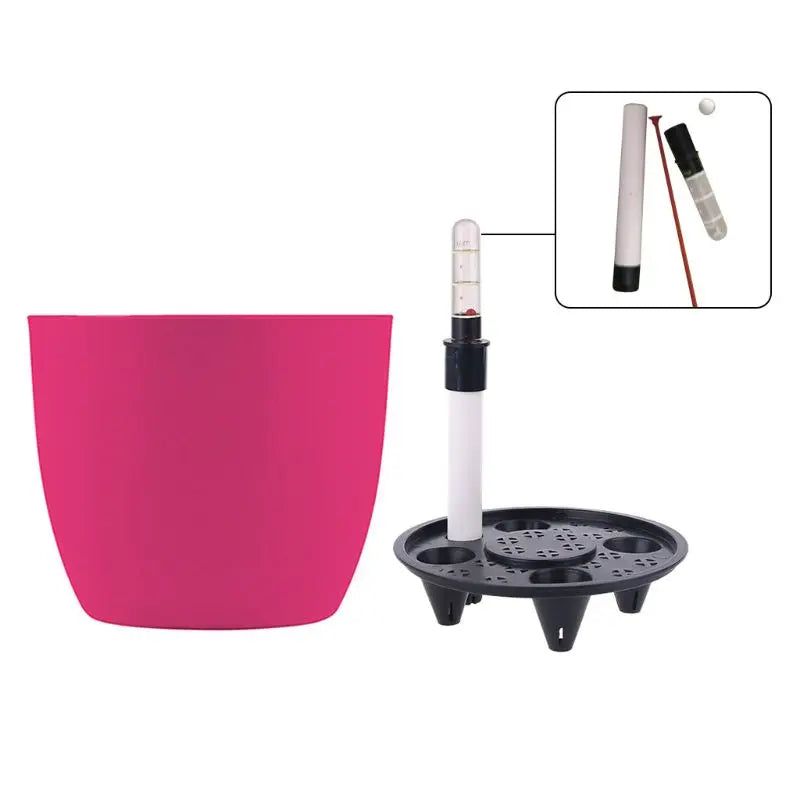 Self-Watering Indoor Planter Pot with Water Level Indicator
