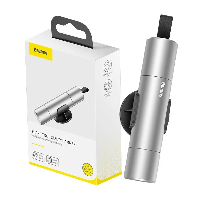Baseus Car Safety Hammer with Seat Belt Cutter