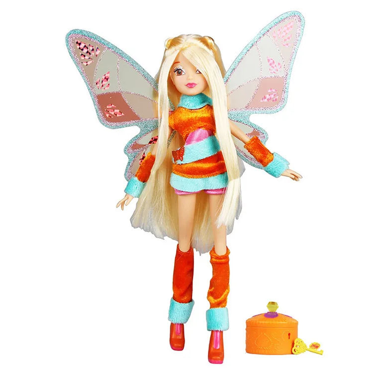 Colorful Fairy Doll Action Figure - 26cm Bloom Style Toy