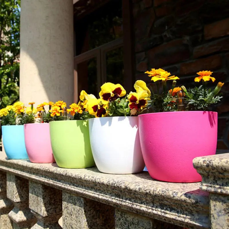 Self-Watering Indoor Planter Pot with Water Level Indicator