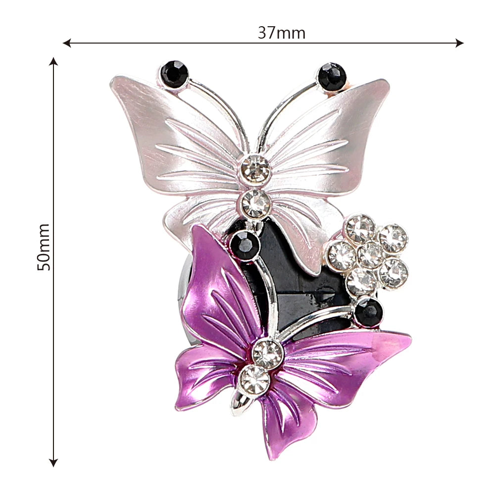 Butterfly Car Air Vent Freshener - Solid Perfume Clip