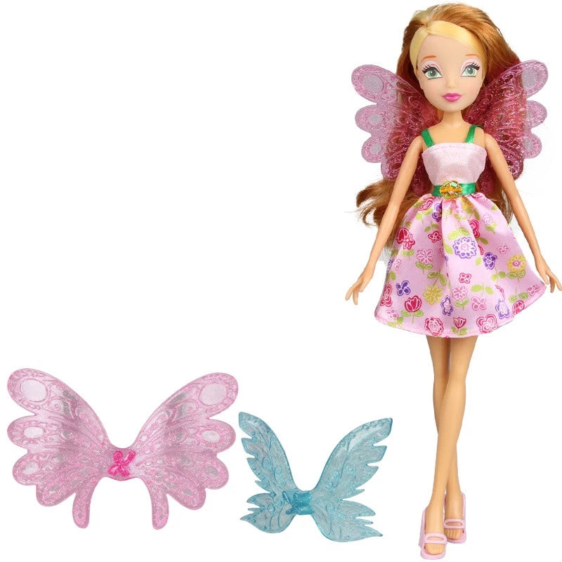 Colorful Fairy Doll Action Figure - 26cm Bloom Style Toy